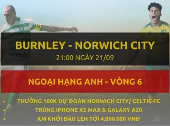 Burnley vs Norwich City 21/9