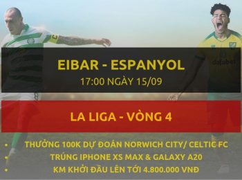 Eibar vs Espanyol 15/9