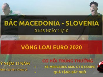 Bắc Macedonia vs Slovenia 11/10