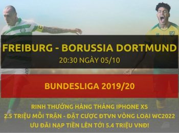 Freiburg vs Borussia Dortmund 05/10