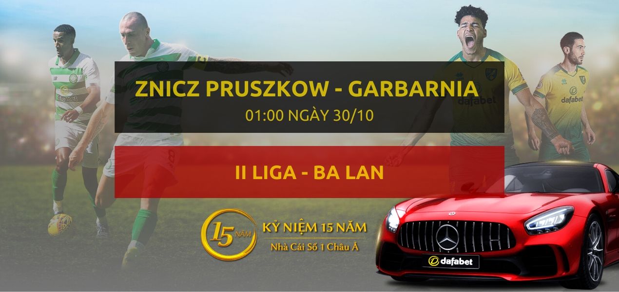 MKS Znicz Pruszkow - Garbarnia Krakow (01h00 ngày 30/10)