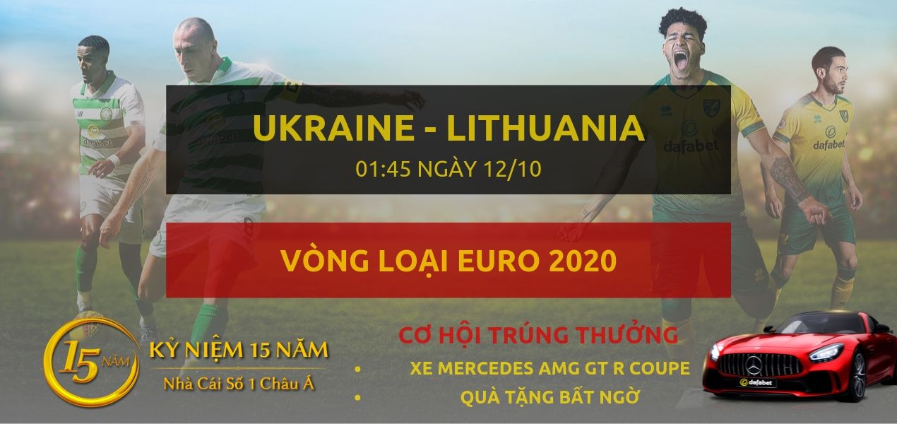 Ukraine - Lithuania-Vong loai Euro 2020-12-10
