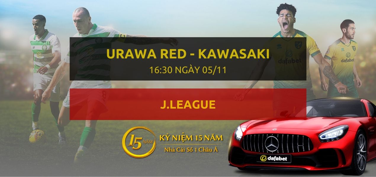 Urawa Red Diamonds - Kawasaki Frontale (16h30 ngày 05/11)