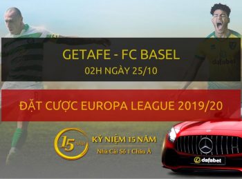 Getafe – FC Basel (2h ngày mai 25/10)