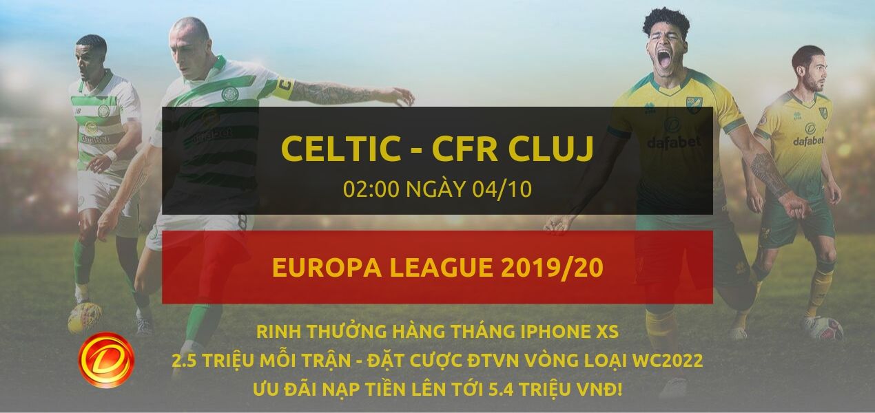 dafabet [Europa League] Celtic vs CFR Cluj