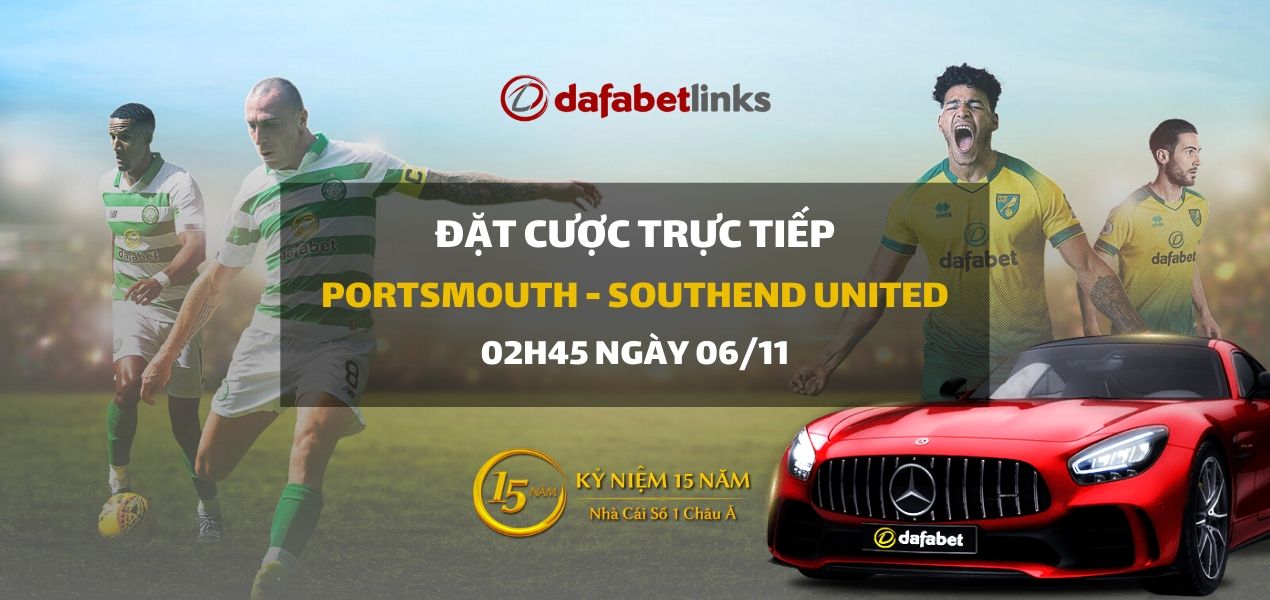 Portsmouth FC - Southend United (02h45 ngày 06/11)