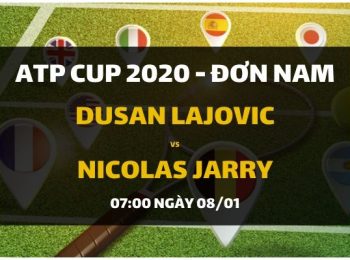 Dusan Lajovic – Nicolas Jarry (07h00 ngày 08/01)
